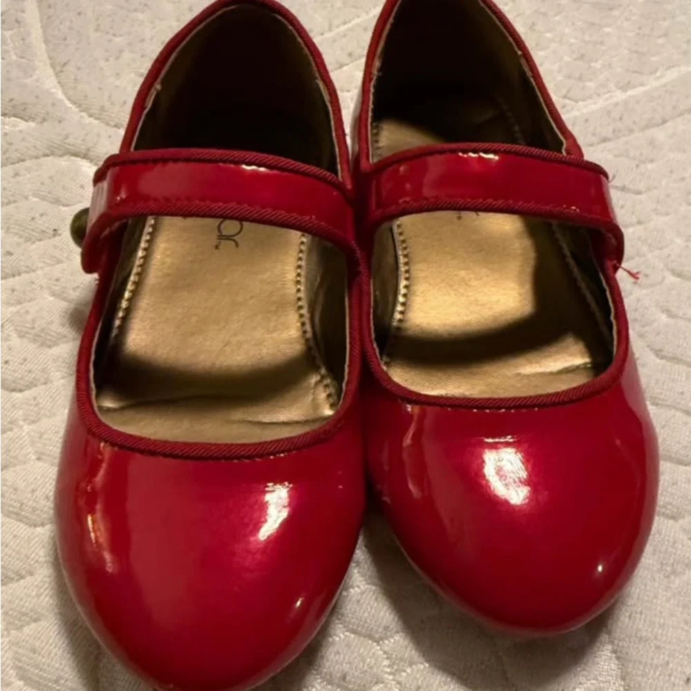 Sugar Red Kids Dress Shoes - Picture 3 of 4